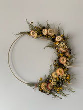 Load image into Gallery viewer, Asymmetric Dried Floral Wreath - Miscellany and Co